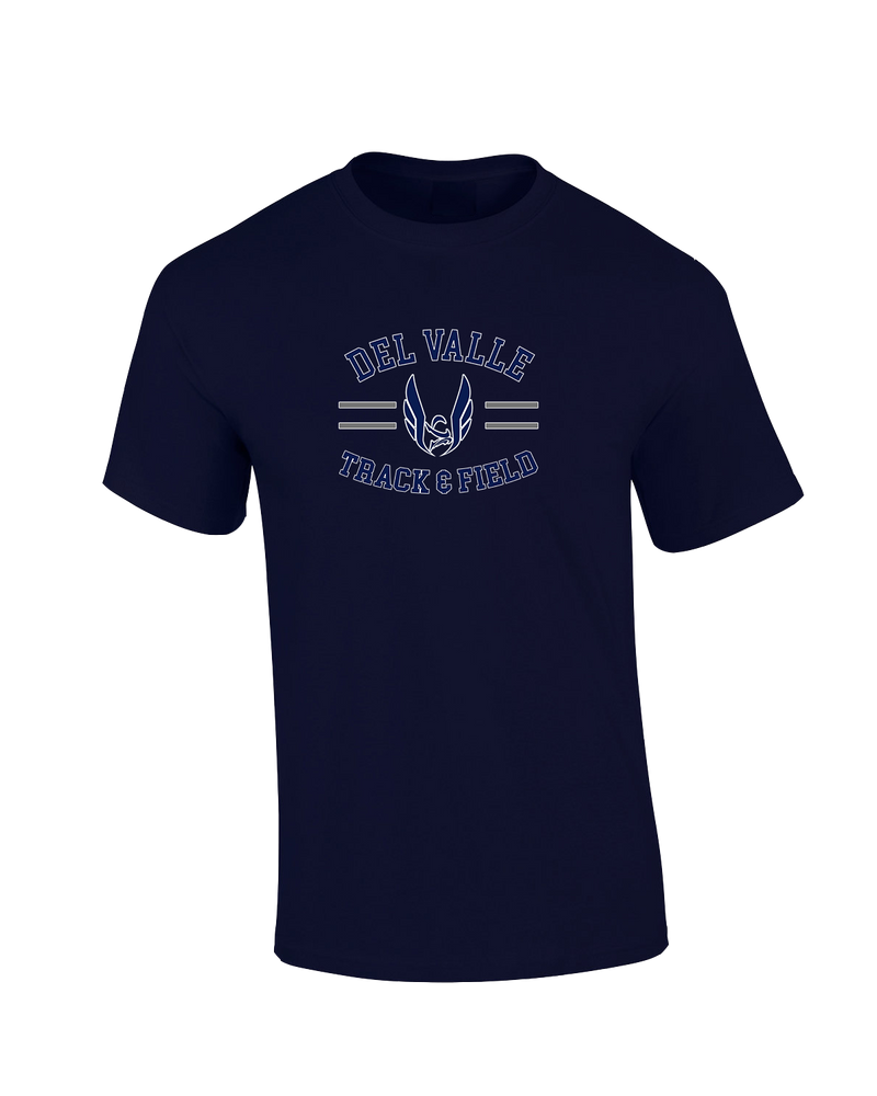 Del Valle HS Track and Field Curve - Cotton T-Shirt