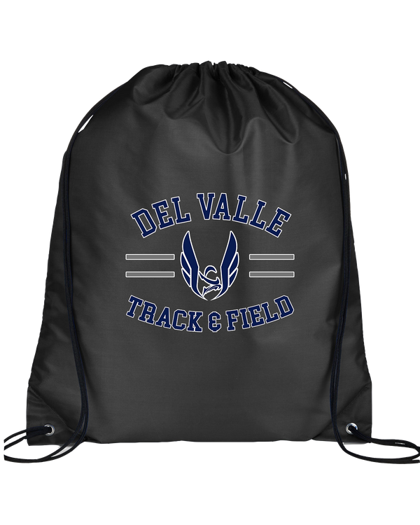 Del Valle HS Track and Field Curve - Drawstring Bag