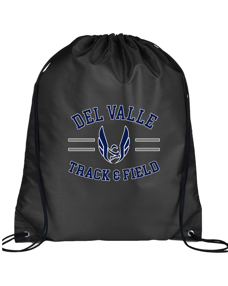 Del Valle HS Track and Field Curve - Drawstring Bag