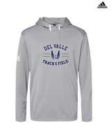 Del Valle HS Track and Field Curve - Adidas Men's Hooded Sweatshirt