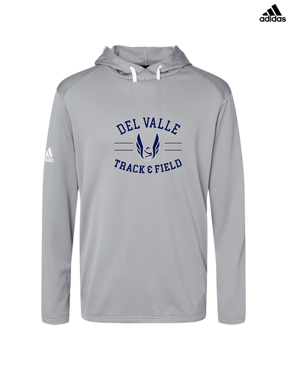 Del Valle HS Track and Field Curve - Adidas Men's Hooded Sweatshirt