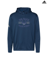 Del Valle HS Track and Field Curve - Adidas Men's Hooded Sweatshirt