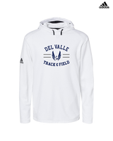 Del Valle HS Track and Field Curve - Adidas Men's Hooded Sweatshirt