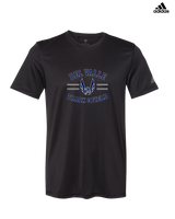 Del Valle HS Track and Field Curve - Adidas Men's Performance Shirt