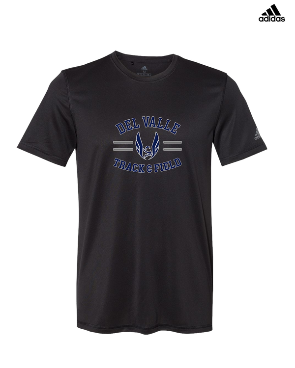 Del Valle HS Track and Field Curve - Adidas Men's Performance Shirt