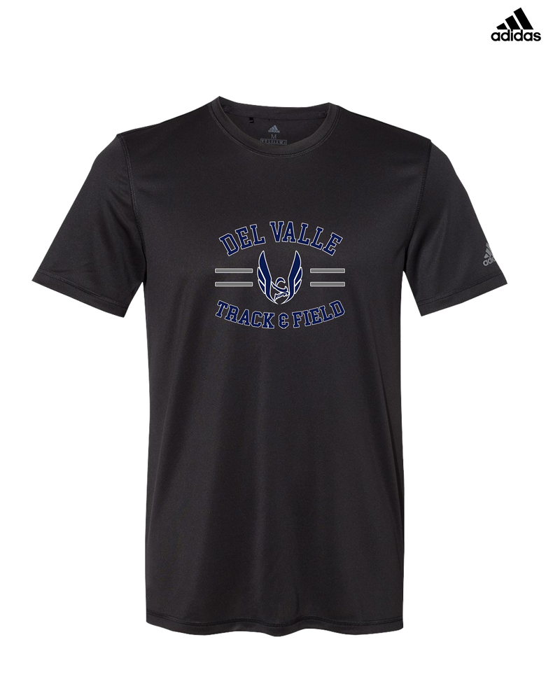 Del Valle HS Track and Field Curve - Adidas Men's Performance Shirt
