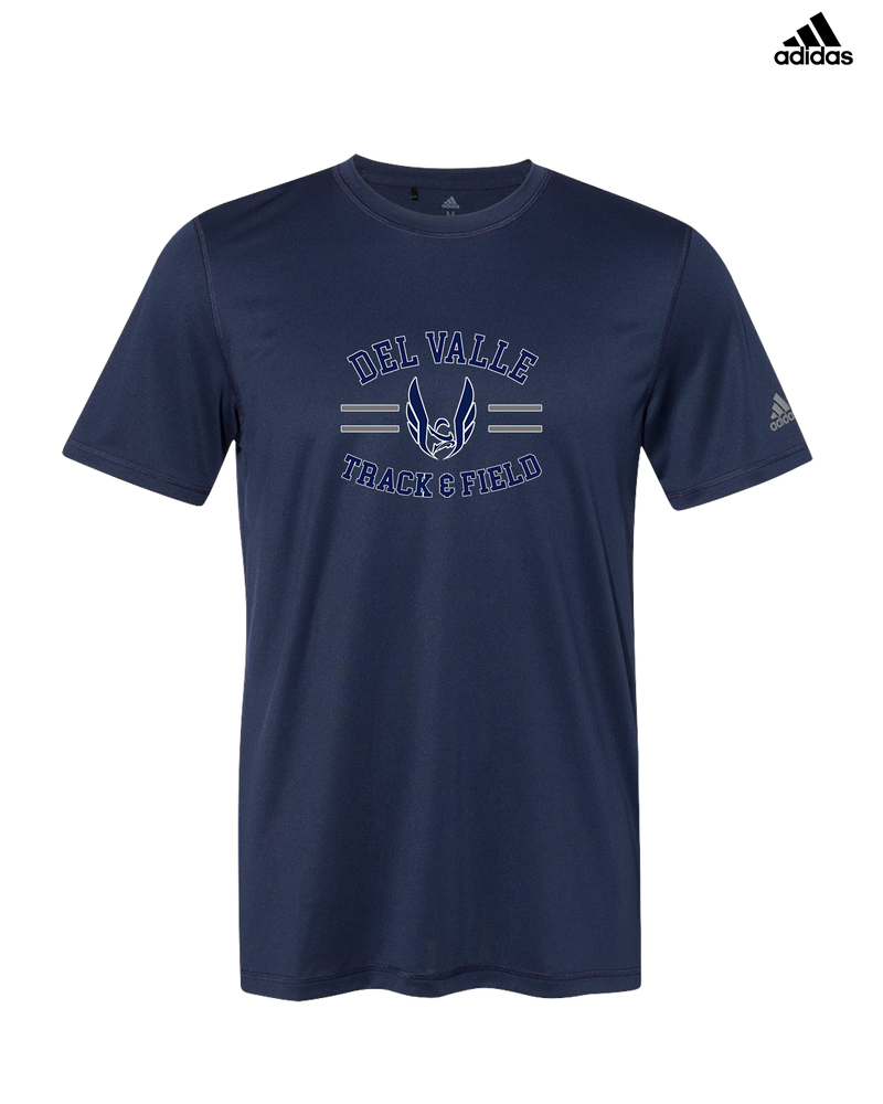 Del Valle HS Track and Field Curve - Adidas Men's Performance Shirt