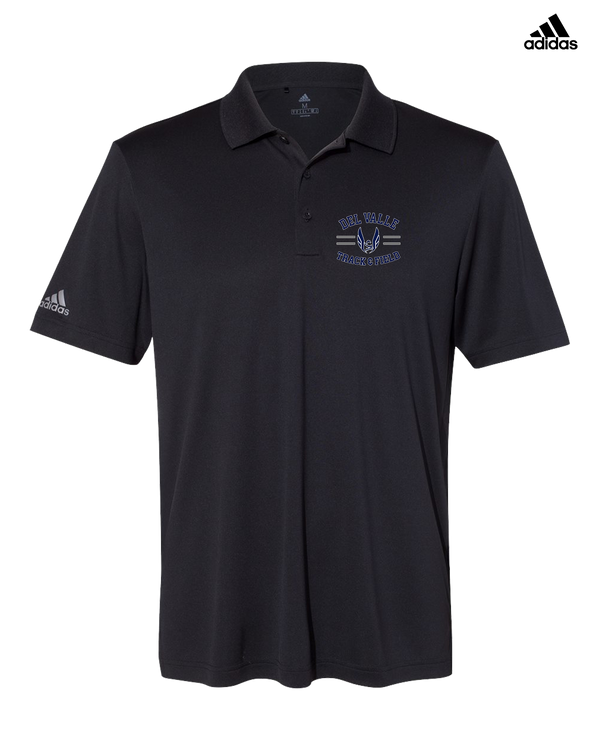 Del Valle HS Track and Field Curve - Adidas Men's Performance Polo