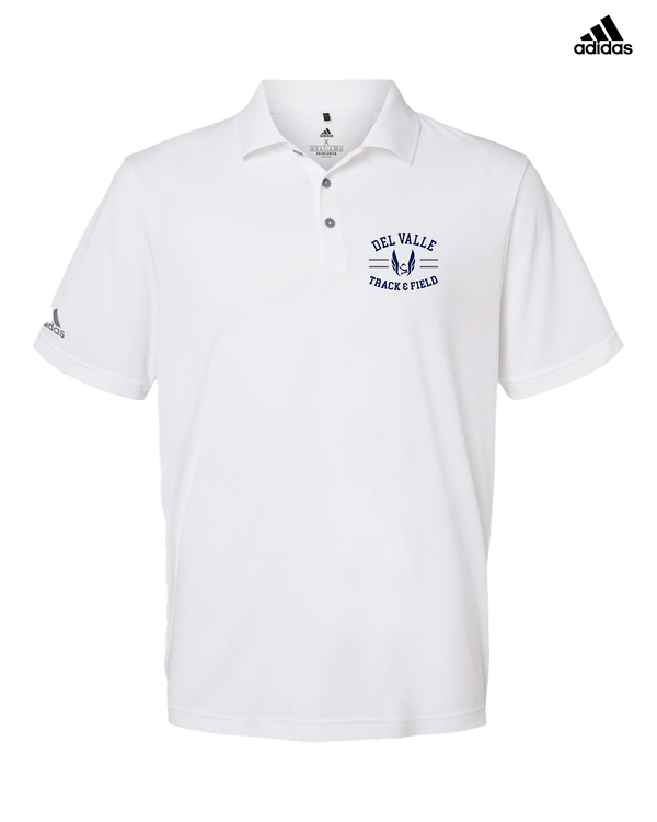 Del Valle HS Track and Field Curve - Adidas Men's Performance Polo