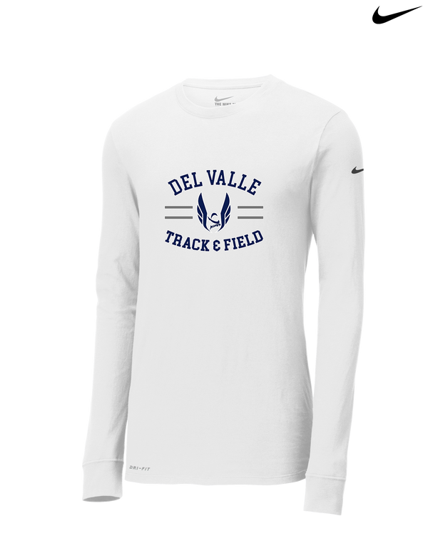 Del Valle HS Track and Field Curve - Nike Dri-Fit Poly Long Sleeve