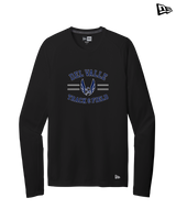 Del Valle HS Track and Field Curve - New Era Long Sleeve Crew