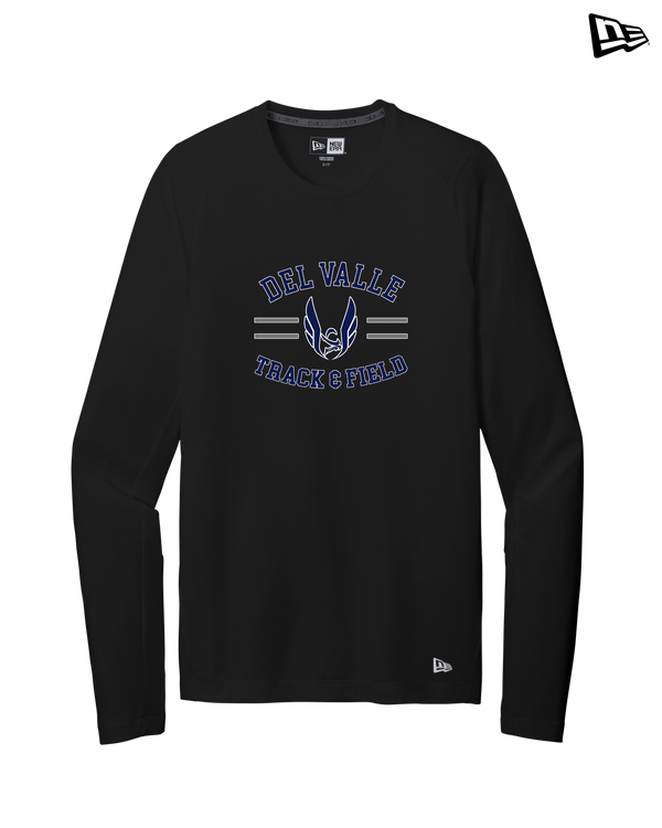Del Valle HS Track and Field Curve - New Era Long Sleeve Crew