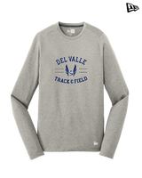 Del Valle HS Track and Field Curve - New Era Long Sleeve Crew