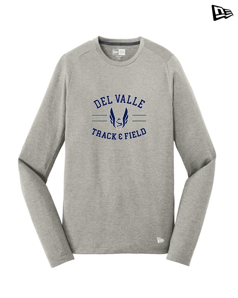 Del Valle HS Track and Field Curve - New Era Long Sleeve Crew