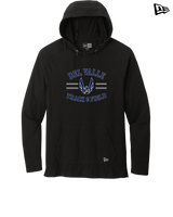Del Valle HS Track and Field Curve - New Era Tri Blend Hoodie