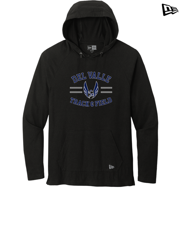 Del Valle HS Track and Field Curve - New Era Tri Blend Hoodie