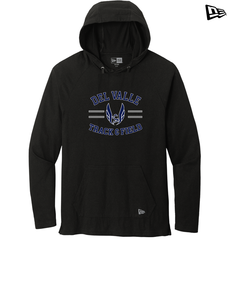 Del Valle HS Track and Field Curve - New Era Tri Blend Hoodie