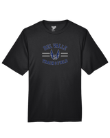 Del Valle HS Track and Field Curve - Performance T-Shirt