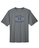 Del Valle HS Track and Field Curve - Performance T-Shirt