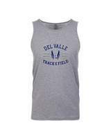 Del Valle HS Track and Field Curve - Mens Tank Top
