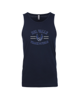 Del Valle HS Track and Field Curve - Mens Tank Top