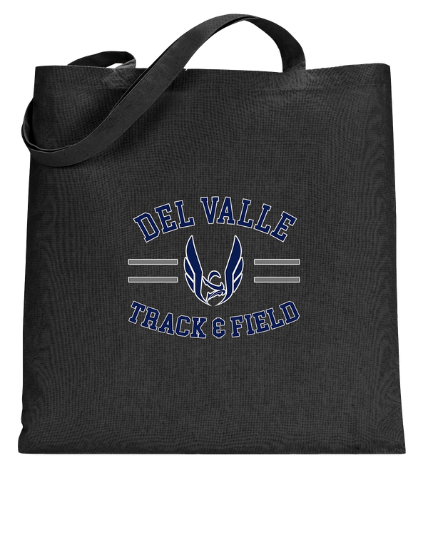Del Valle HS Track and Field Curve - Tote Bag