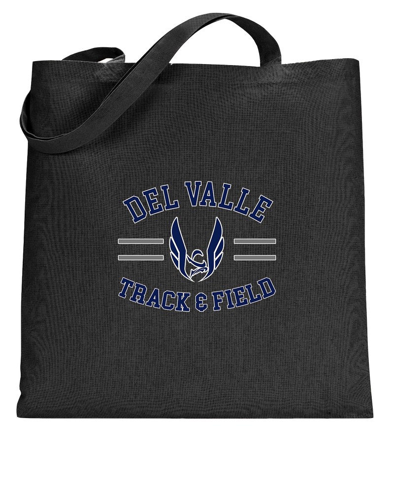 Del Valle HS Track and Field Curve - Tote Bag