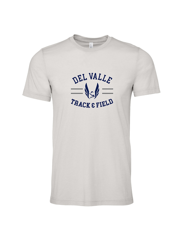 Del Valle HS Track and Field Curve - Mens Tri Blend Shirt