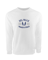 Del Valle HS Track and Field Curve - Crewneck Sweatshirt