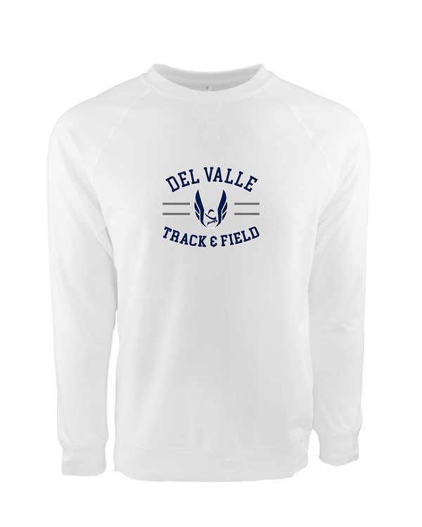 Del Valle HS Track and Field Curve - Crewneck Sweatshirt