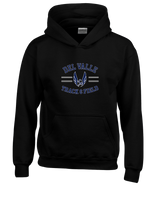 Del Valle HS Track and Field Curve - Cotton Hoodie