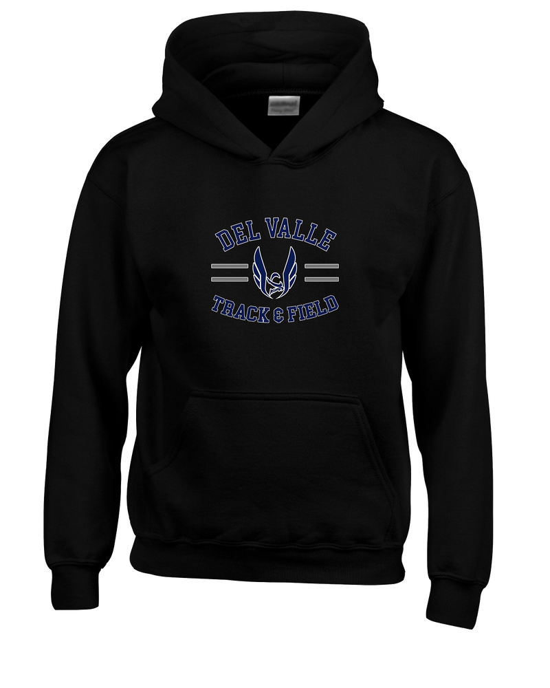 Del Valle HS Track and Field Curve - Cotton Hoodie
