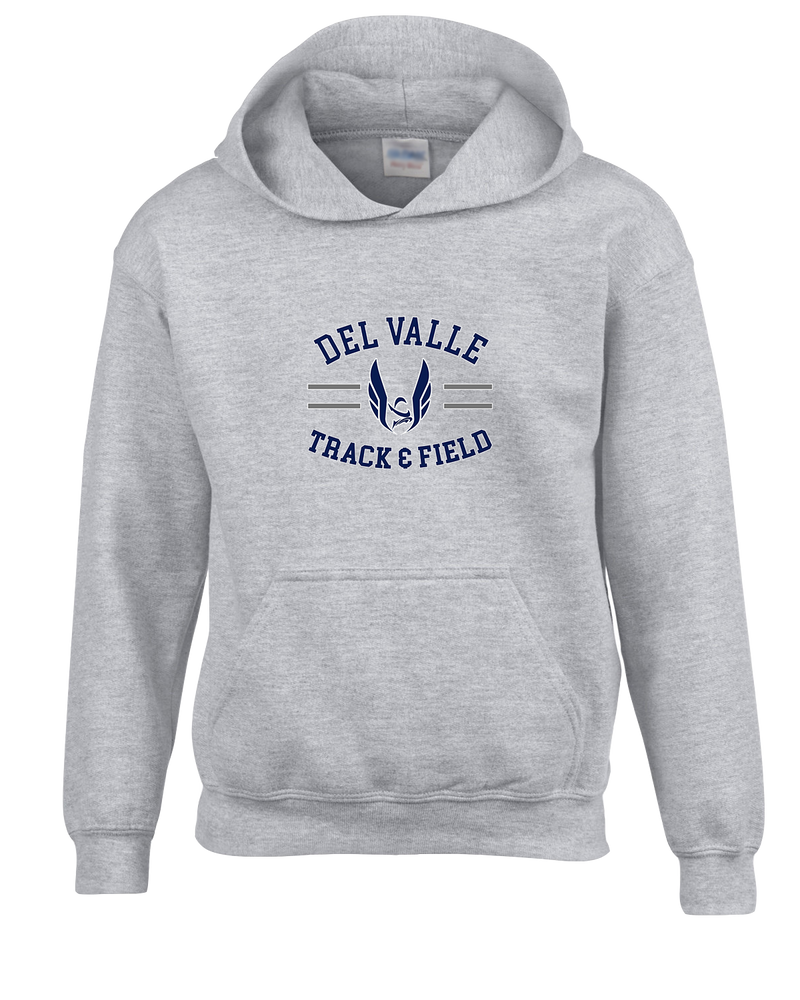 Del Valle HS Track and Field Curve - Cotton Hoodie