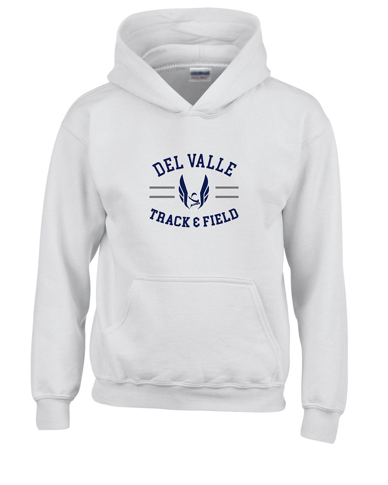 Del Valle HS Track and Field Curve - Cotton Hoodie