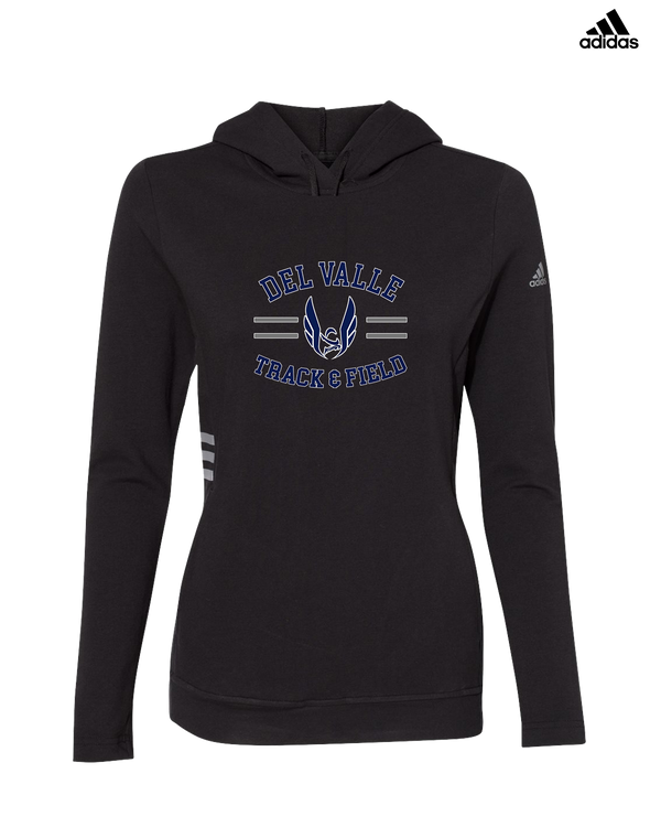 Del Valle HS Track and Field Curve - Adidas Women's Lightweight Hooded Sweatshirt
