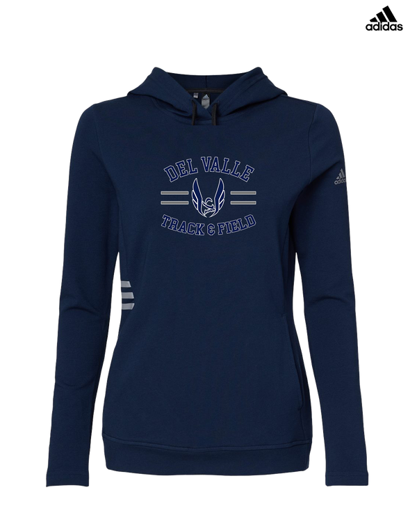 Del Valle HS Track and Field Curve - Adidas Women's Lightweight Hooded Sweatshirt