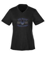 Del Valle HS Track and Field Curve - Womens Performance Shirt