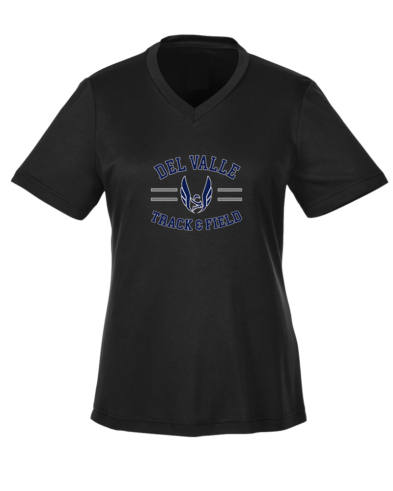 Del Valle HS Track and Field Curve - Womens Performance Shirt