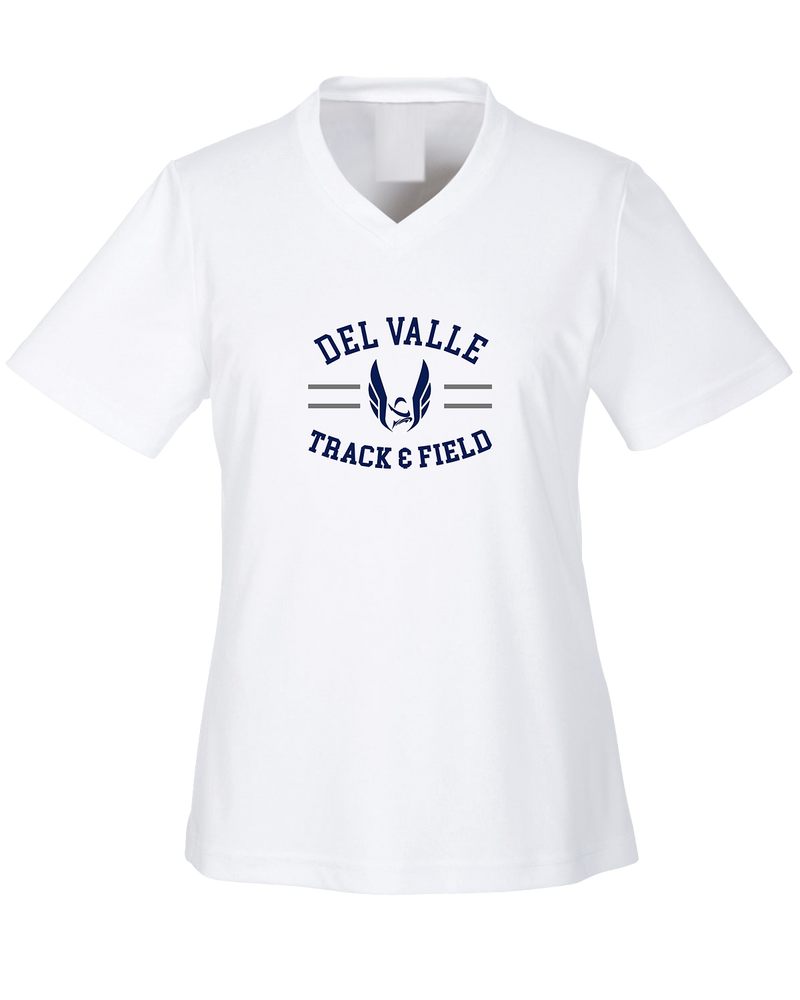 Del Valle HS Track and Field Curve - Womens Performance Shirt