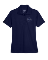 Del Valle HS Track and Field Curve - Womens Polo