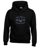 Del Valle HS Track and Field Curve - Youth Hoodie