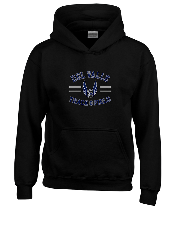 Del Valle HS Track and Field Curve - Youth Hoodie