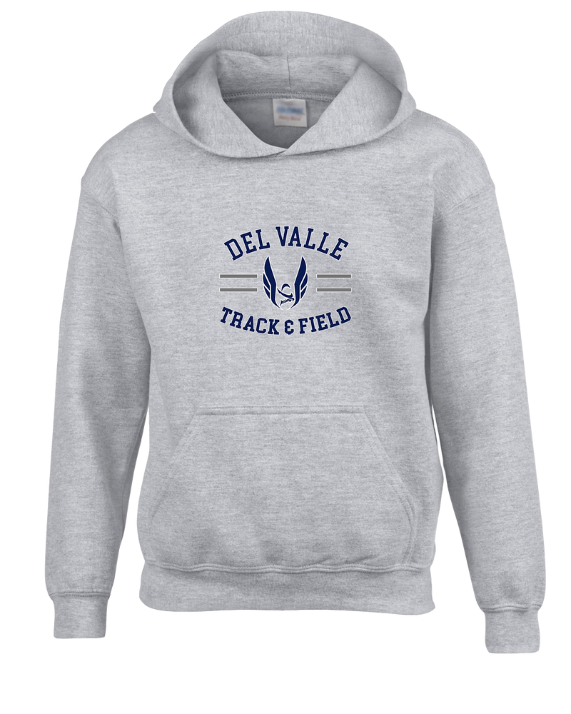 Del Valle HS Track and Field Curve - Youth Hoodie