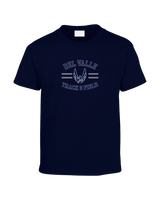 Del Valle HS Track and Field Curve - Youth T-Shirt