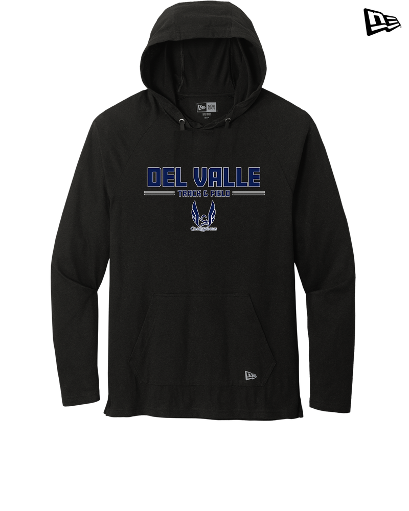 Del Valle HS Track and Field Keen - New Era Tri Blend Hoodie