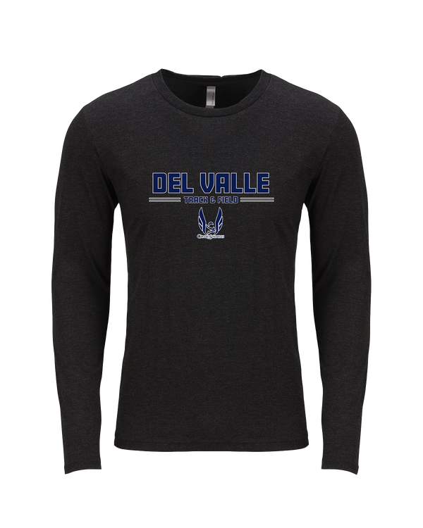 Del Valle HS Track and Field Keen - Tri Blend Long Sleeve