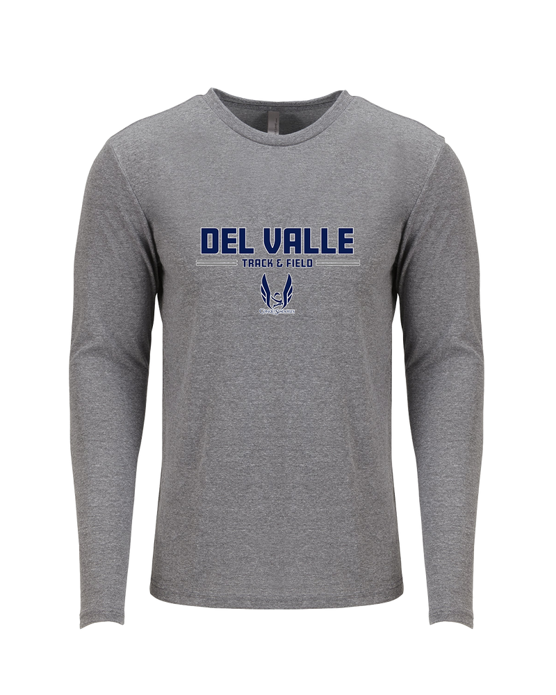 Del Valle HS Track and Field Keen - Tri Blend Long Sleeve