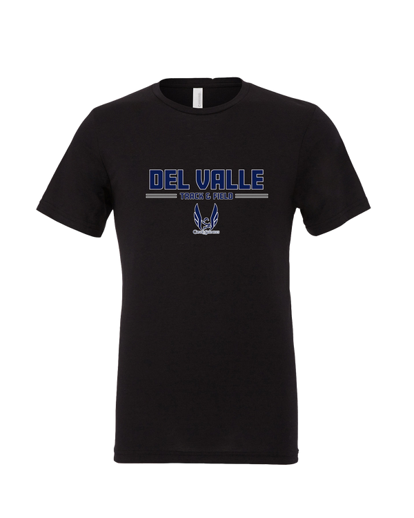 Del Valle HS Track and Field Keen - Mens Tri Blend Shirt