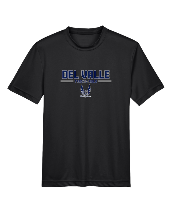 Del Valle HS Track and Field Keen - Youth Performance T-Shirt