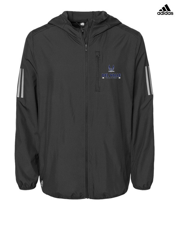 Del Valle HS Track and Field Stacked - Adidas Men's Windbreaker